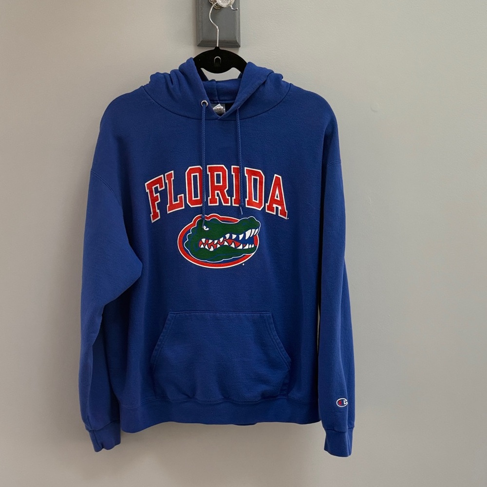 Champion Blue Florida Gators Pullover Hoodie